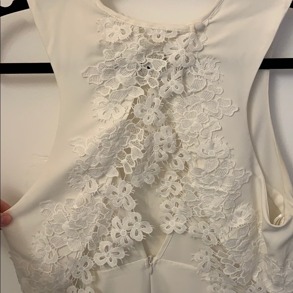 White Lace Romper - Picture 4 of 8